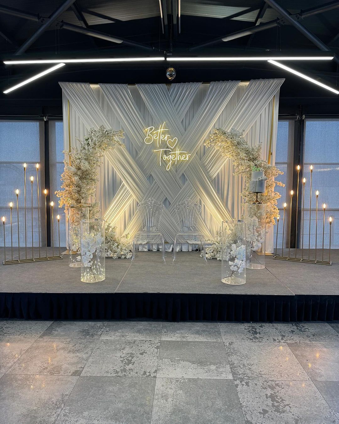 Catering event setup